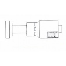 1" X 1" Code 61 Split Flange 